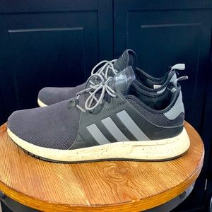 Black/White Adidas Shoes- Mens 10.5